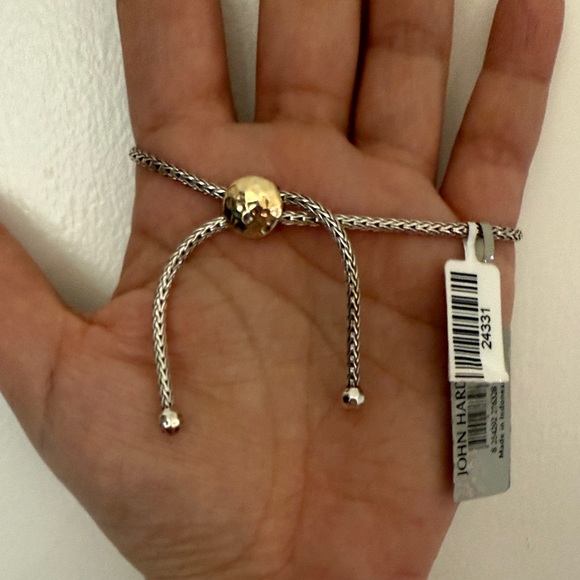 John Hardy Silver Bracelet with Gold - Picture 8 of 9
